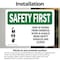 Signmission Safety Culture Sign, 5 in Width, Vinyl Decal, Rectangle OS-2PACK-SF-D-35-L-10726 - alternate 2